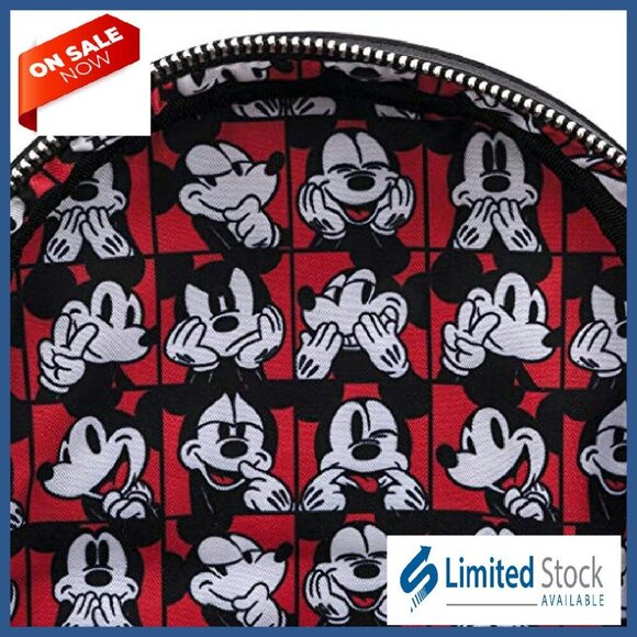 Quilted Mini Backpack Vegan Leather Disney Character Cosplay Accessory main image 4